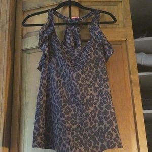 Animal print tank